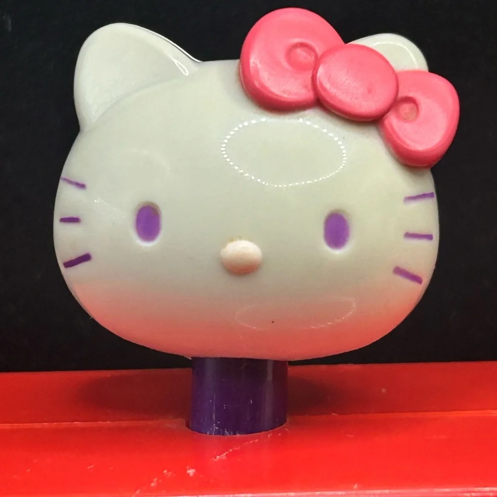 2008 Sanrio Hello Kitty & Hero Hello Kitty Perpetual Calendar Clock, Y2K Kawaii